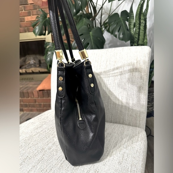 🛍️Anne Klein 3 compartment large bag with 2 straps 13”X12”X3” excellent - Picture 6 of 10